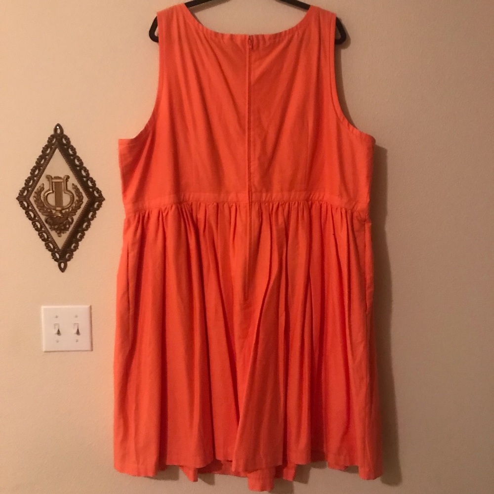 ModCloth Coral Bow Dress - Picture 3 of 3